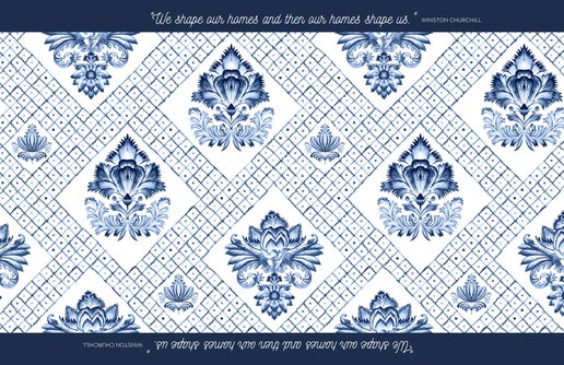 11 x 17 Chinoiserie Acrylic Insert Set of 10