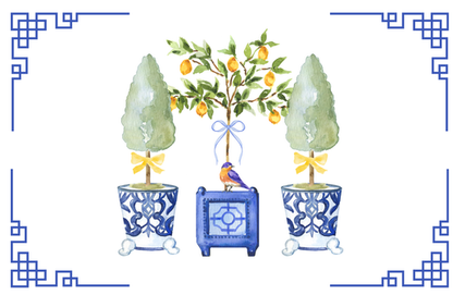 11x17 Chinoiserie Vol. 2, Tray Insert Set of 10