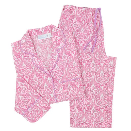 Clare Pink Long Sleeve Pajamas