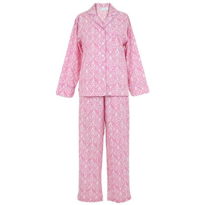 Clare Pink Long Sleeve Pajamas