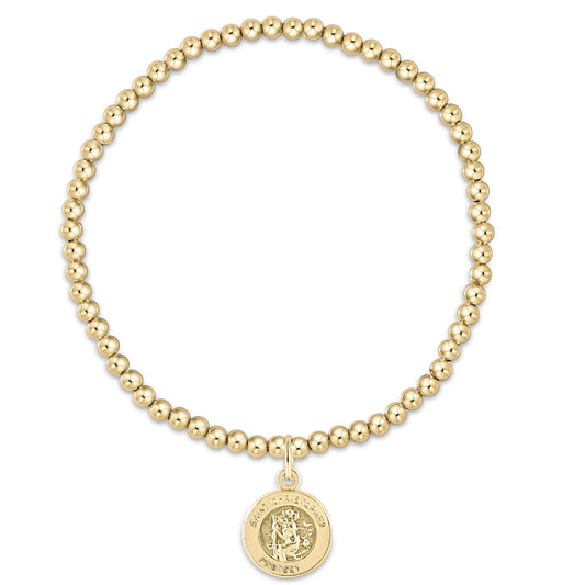Classic Gold 3mm Bead Pattern- Protection Gold Disc