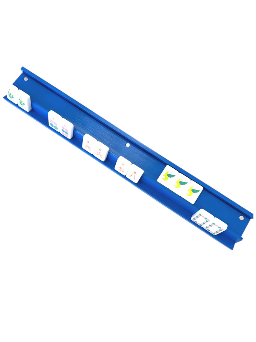 Mahjong Racks & Pushers- Cobalt (Set of 4)