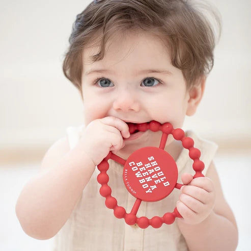 Cowboy Teether- Cherry