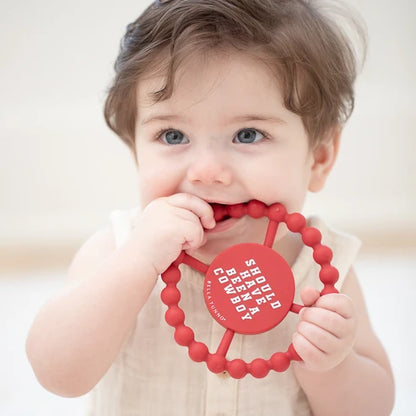 Cowboy Teether- Cherry