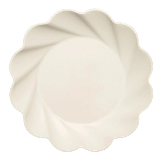 Simply Eco Dinner Plate- Cream/8pkg