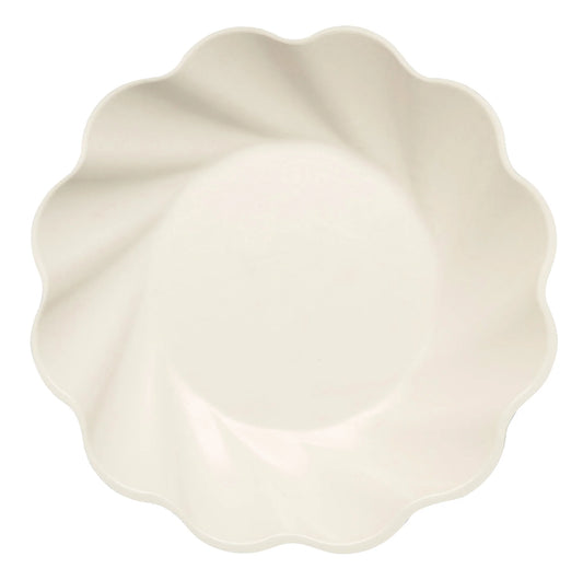 Simply Eco Salad Plate- Cream/8pkg