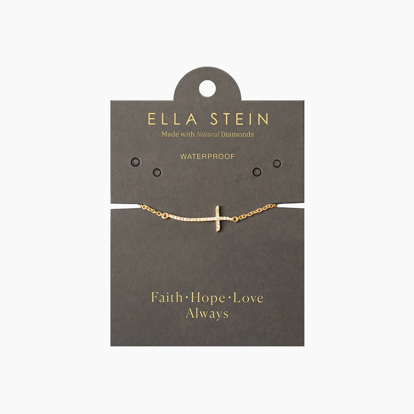 Waterproof Gold Criss Cross Chain Bracelet