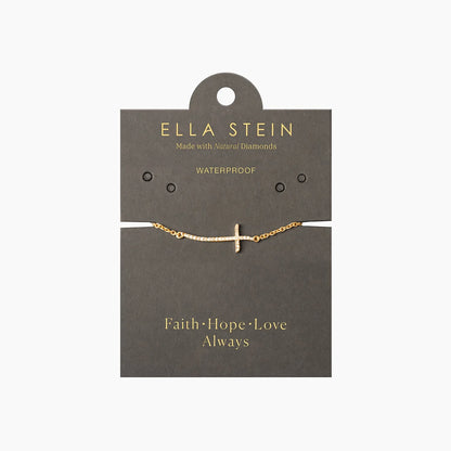 Waterproof Gold Criss Cross Chain Bracelet