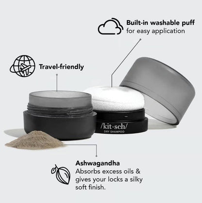 Volumizing Rice Protein Dry Shampoo with Puff
