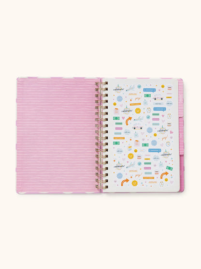 Darling Dots Undated Tri Tab Planner