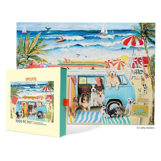 Doggie Surf 1000 Piece Puzzle