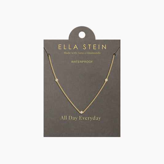Waterproof Gold Dot to Dot Chain Necklace