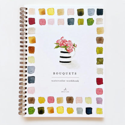 Emily Lex Watercolor Workbook- Bouquets