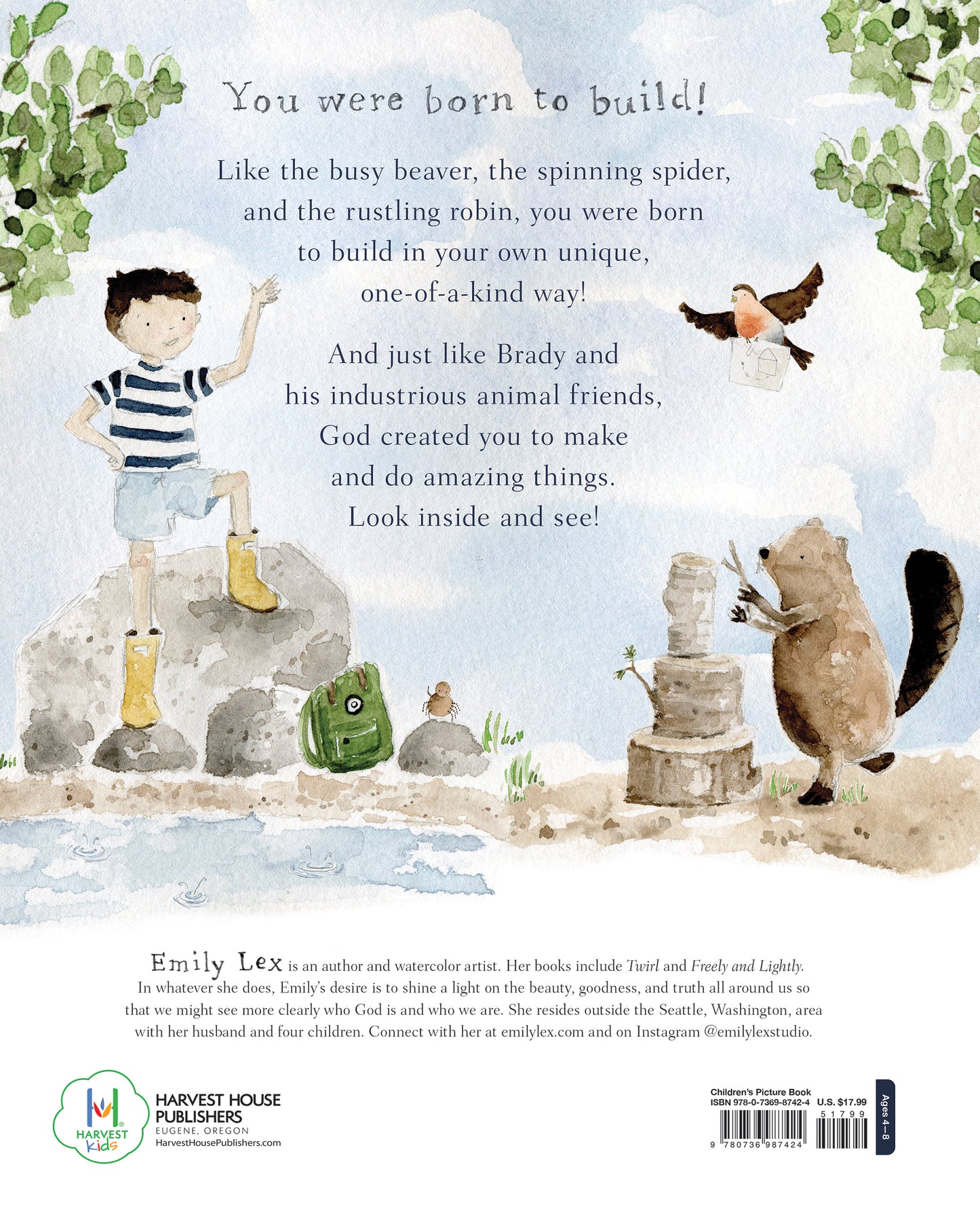 Emily Lex Build Hardcover Book