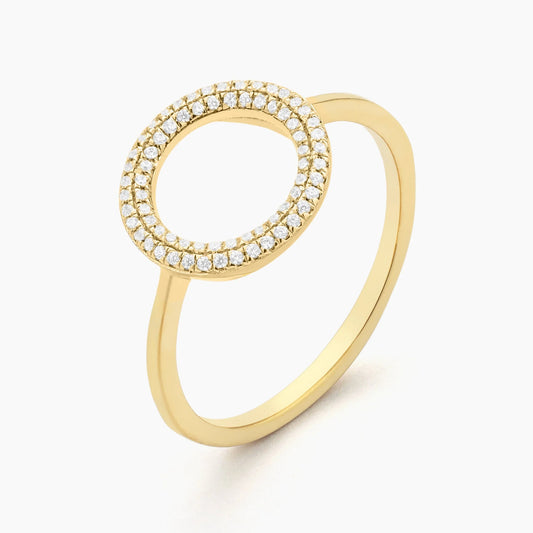 Waterproof Gold You Are My Everything Statement Ring
