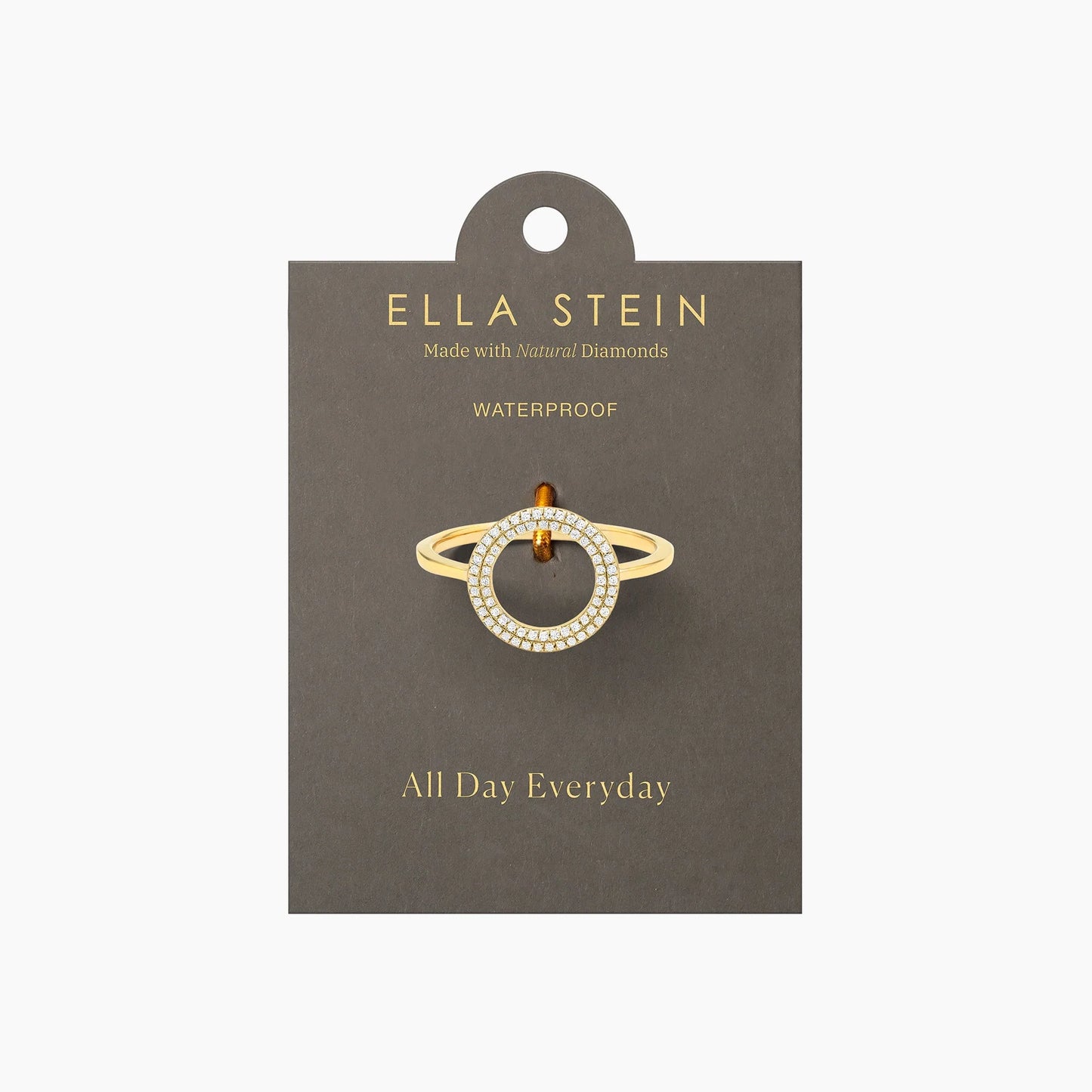 Waterproof Gold You Are My Everything Statement Ring