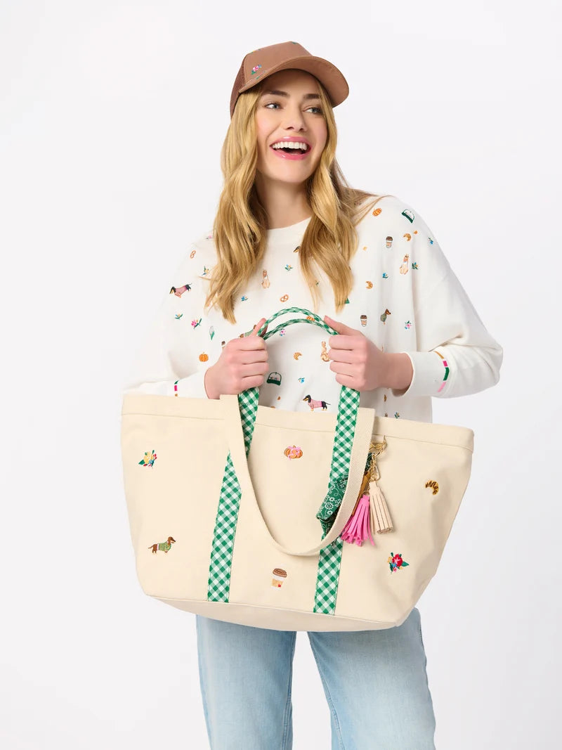 Fall Tote- Green
