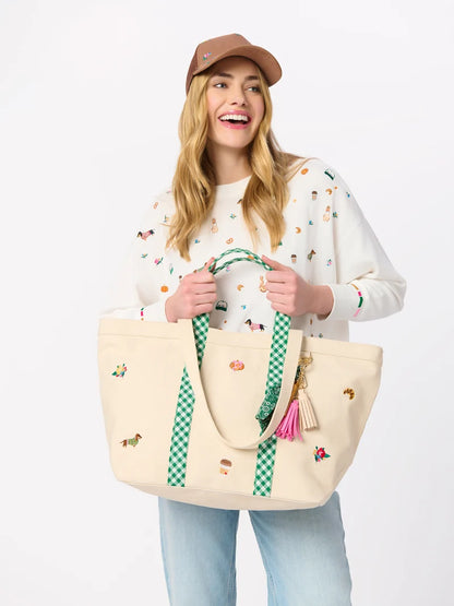 Fall Tote- Green