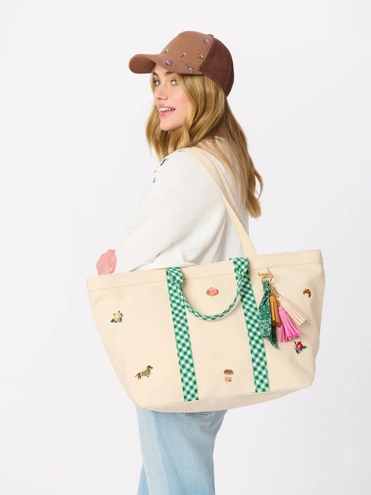 Fall Tote- Green