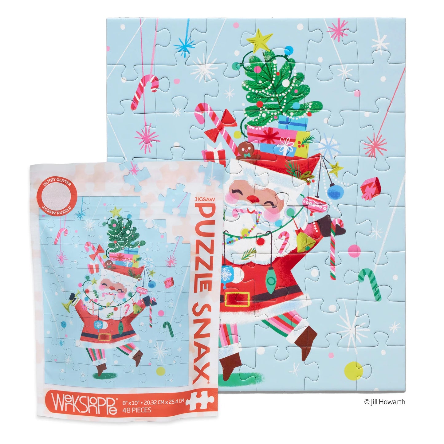 Fancy Pants Santa 48 Piece Puzzle Snax