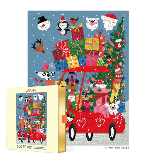 Festive Fun Car 500 PC Puzzle