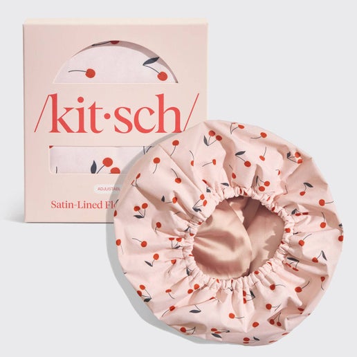 Satin-Lined Flexi Shower Cap