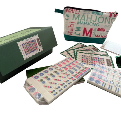 Forest Silk Mahjong Tiles