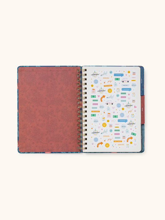Garden Renaissance Undated Tri Tab Planner