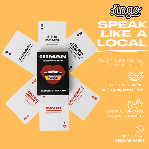 German Travel Playing Cards