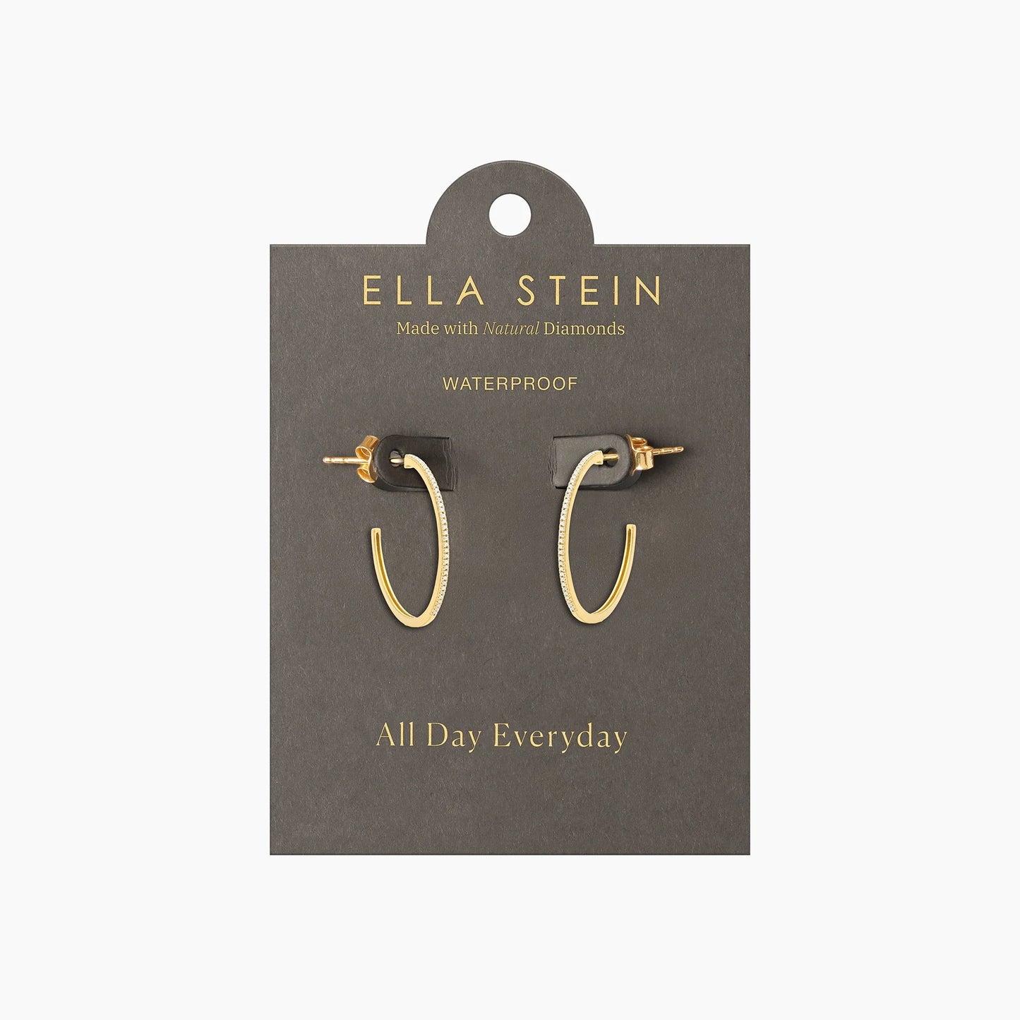 Waterproof Gold A Hoop Thing Medium Hoop Earrings
