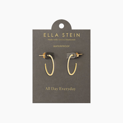 Waterproof Gold A Hoop Thing Medium Hoop Earrings