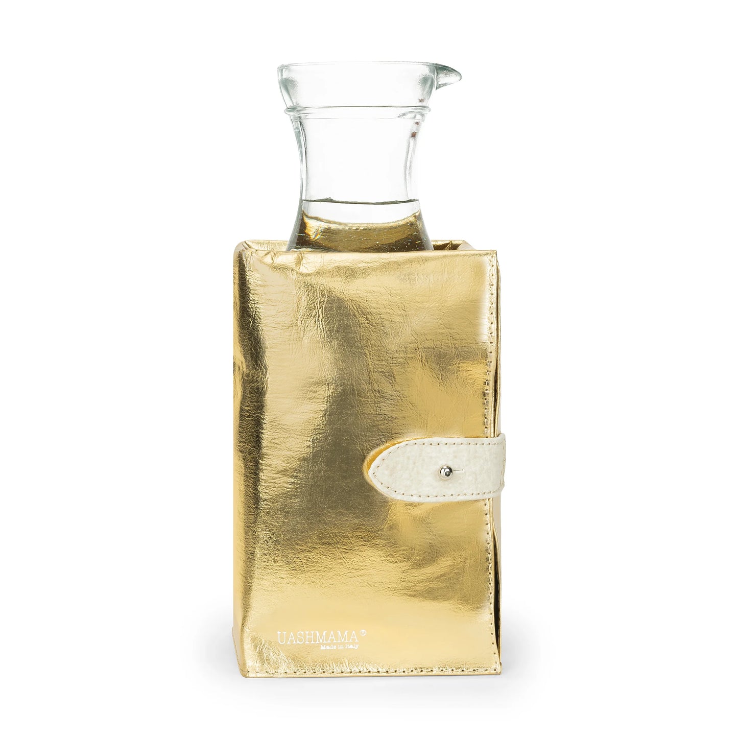 ICE-CUBE BEVERAGE CHILLER: Gold