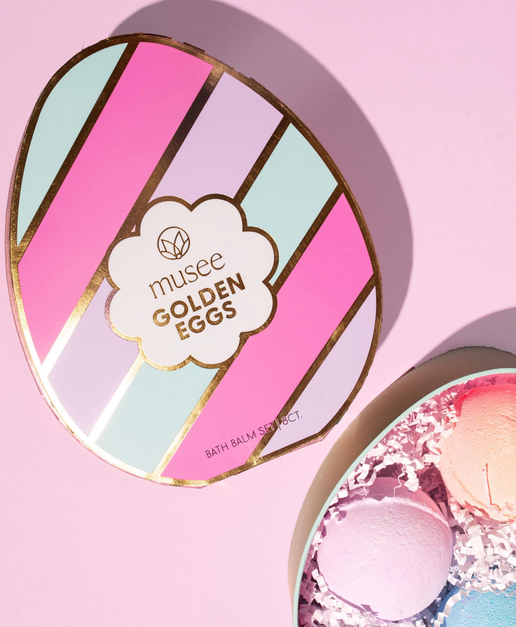 Golden Egg Three Bath Balm Set