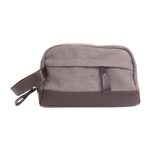 Canvas Dopp Kit: Grey