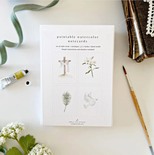 He is Risen Paintable Notecards