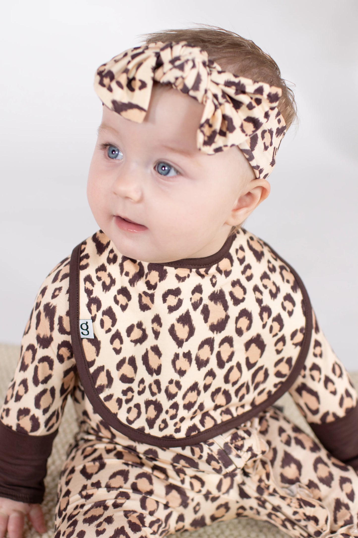 Headband Bow Set- Classic Leopard