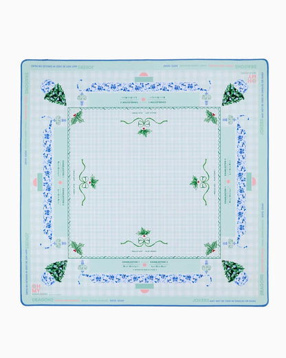 Holly Jolly Mahjong Mat In Tube