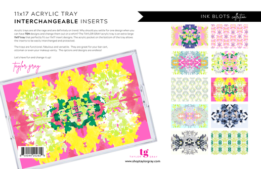 11x17 Ink Blots Inserts set of 10