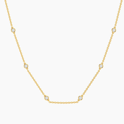 Waterproof Gold In the Loop Chain Necklace