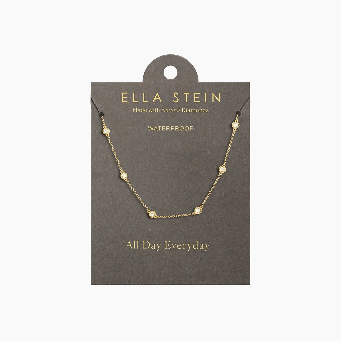 Waterproof Gold In the Loop Chain Necklace