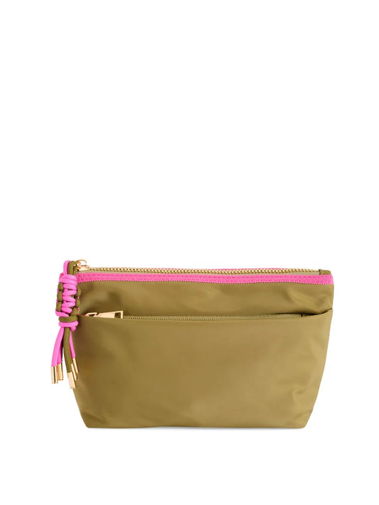 Jet Zip Pouch- Olive