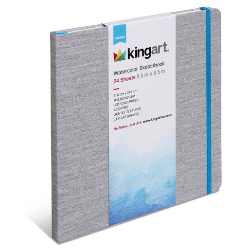 Hardcover Watercolor Sketchbook - 8.5” x 8.5” 140lb