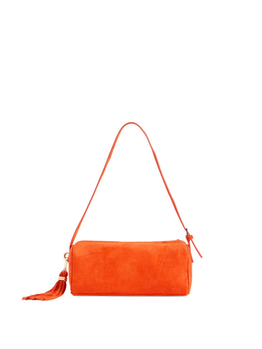 Kylie Barrell Shoulder Bag- Orange