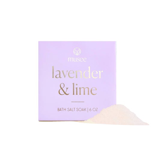 Lavender & Lime Mini Bath Salt Soak