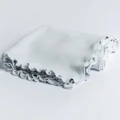 Lettuce Leaf Receiving Blanket w/Ribbon Tie