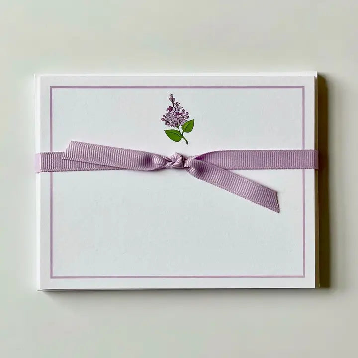 Lilac Flat Note Cards