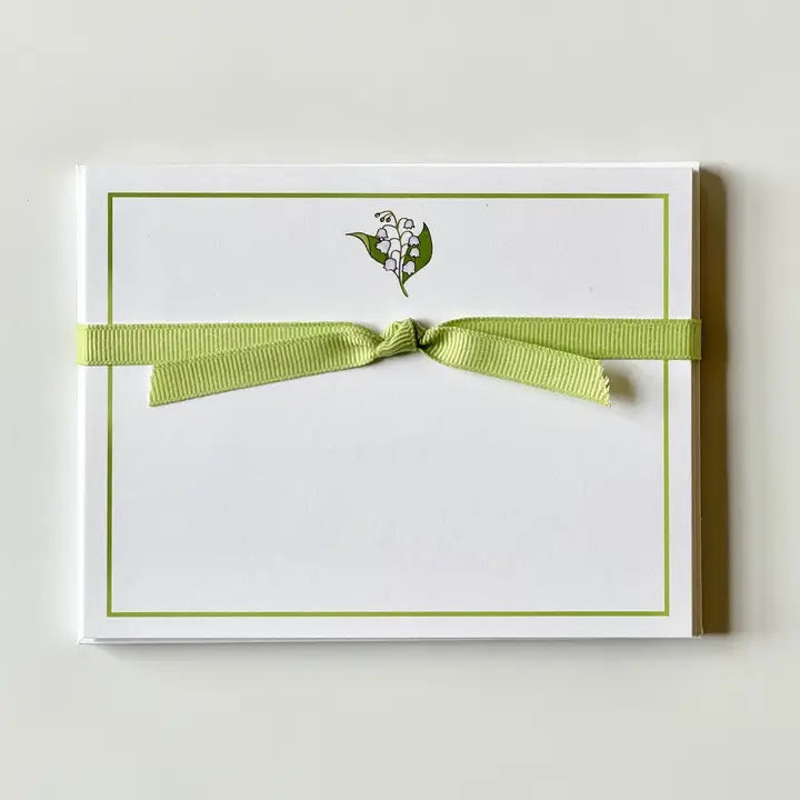 Lily of the Valley Flat Note Cards