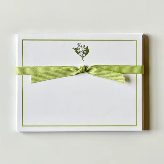 Lily of the Valley Flat Note Cards
