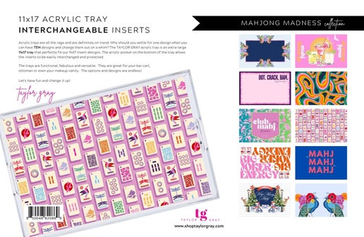 11x17 Mahjong Madness, Insert Set  of 10