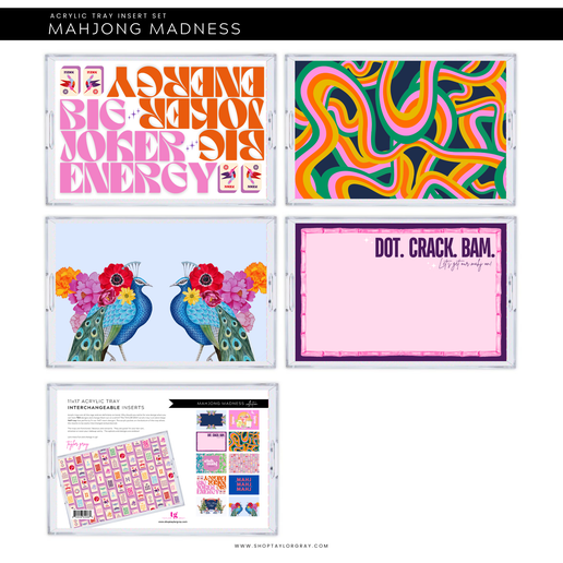 11x17 Mahjong Madness, Insert Set  of 10